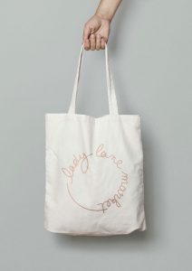 Branded shopping bag, Lady Lane Market