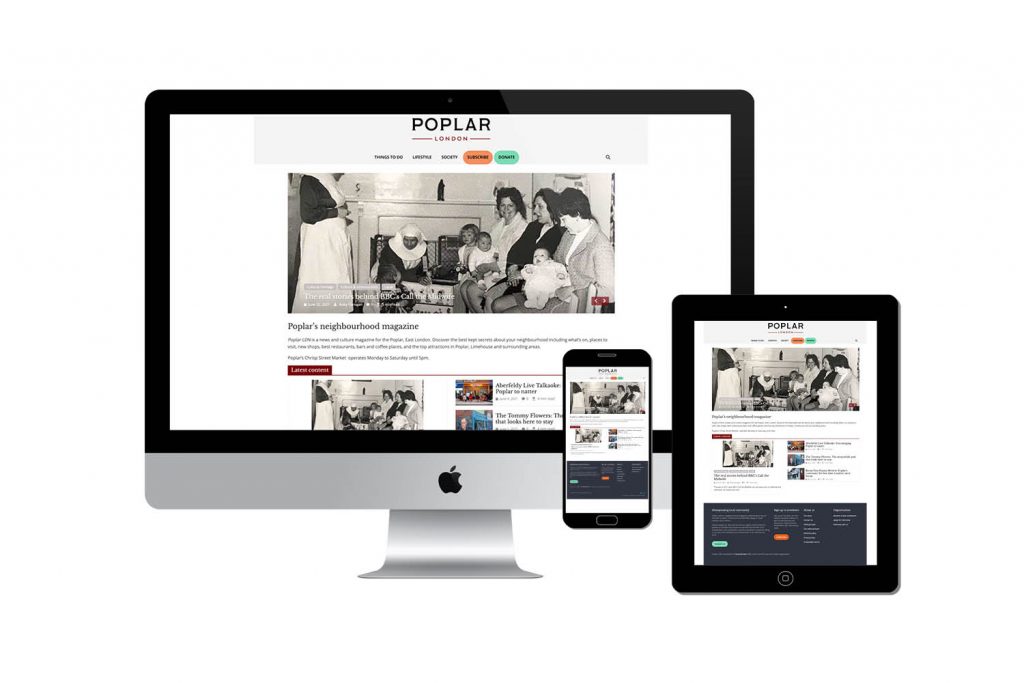 Poplar LDN magazine, a multimedia website and community.