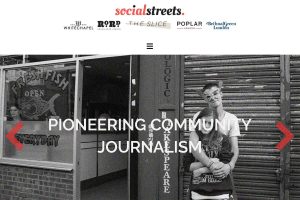 Social Streets website homepage